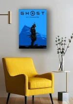 متال پوستر طرح بازی Ghost of Tsushima کد L1081 - Image 2