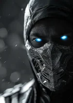 متال پوستر طرح بازی Mortal Kombat طرح ساب زیرو کد L1165