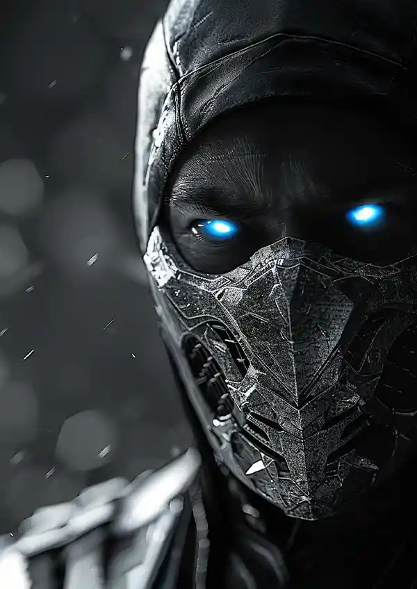 dfhdfhw متال پوستر طرح بازی Mortal Kombat طرح ساب زیرو کد L1165 - Image 1