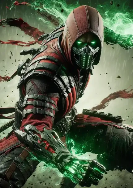 متال پوستر طرح بازی Mortal Kombat طرح ارمک کد L1171