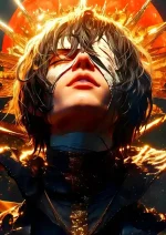 متال پوستر Bungo Stray Dogs طرح Osamu Dazai کد L1173