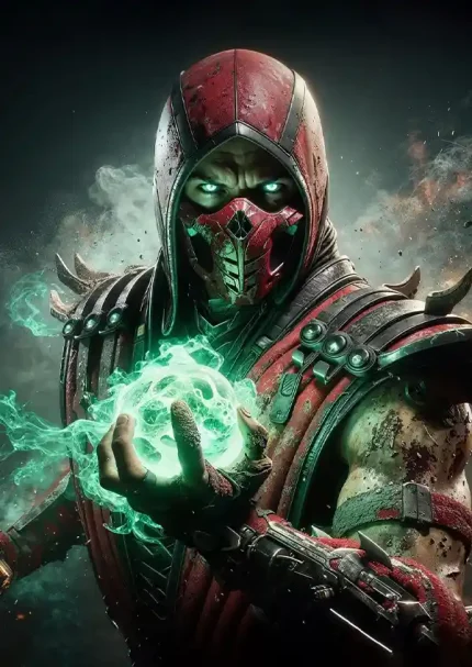 متال پوستر طرح بازی Mortal Kombat طرح ارمک کد L1164