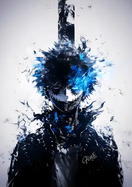 متال پوستر انیمه My Hero Academia طرح Dabi کد L1175