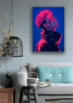 متال پوستر انیمه جوجوتسو کایسن طرح سوکونا کد L1046 - Image 2