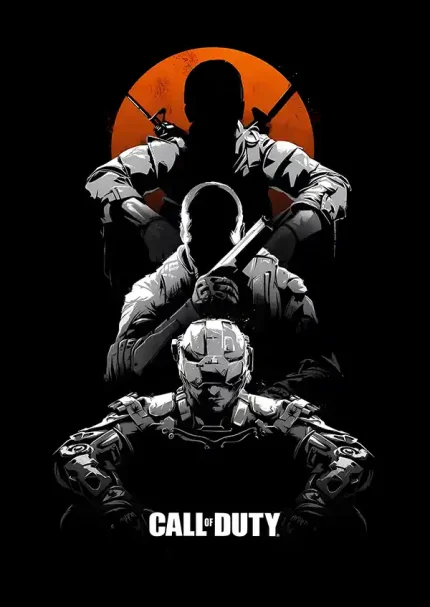 متال پوستر طرح Call Of Duty کد L1187