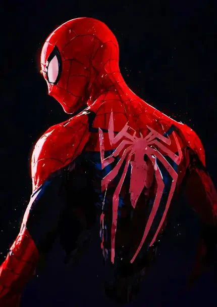 متال پوستر طرح اسپایدرمن کد L1191