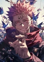 متال پوستر انیمه جوجوتسو کایسن طرح سوکونا کد L1190