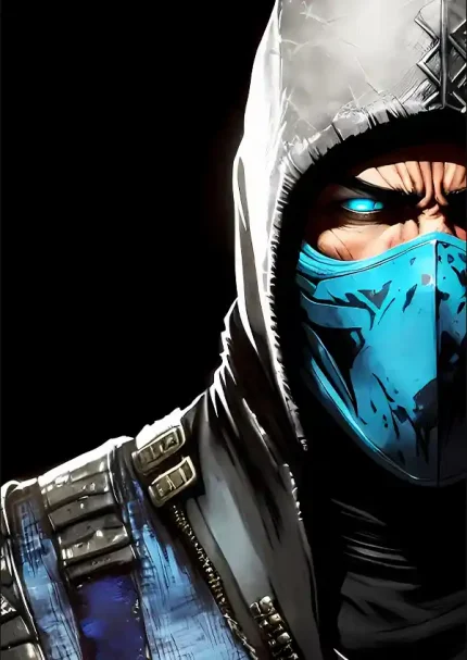 متال پوستر طرح بازی Mortal Kombat طرح ساب زیرو کد L1199