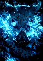 متال پوستر انیمه شیطان کش طرح اینوسکه کد L1205