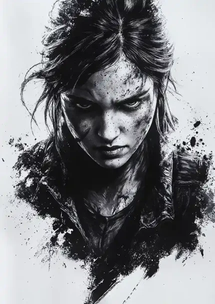 متال پوستر بازی The Last Of Us طرح الی کد L1202