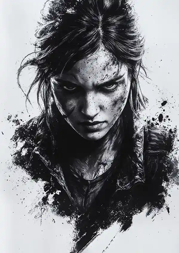 dsvgas متال پوستر بازی The Last Of Us طرح الی کد L1202 - Image 1