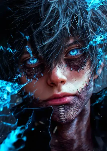 متال پوستر انیمه My Hero Academia طرح Dabi کد L1207