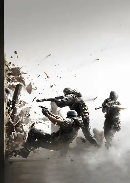 متال پوستر چند تکه طرح بازی Rainbow Six قسمت اول کد L1209