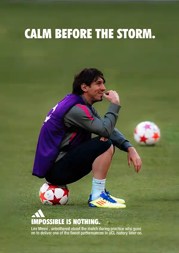 dtyhgrt متال پوستر طرح مسی کد L1217 - Image 1