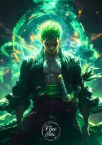 متال پوستر انیمه وان پیس طرح زورو کد L1213