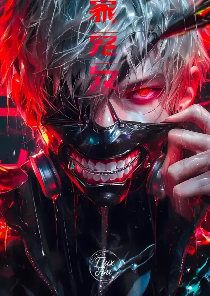 متال پوستر انیمه Tokyo Ghoul طرح کانکی کد L1215
