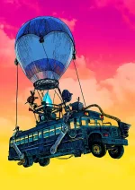 متال پوستر طرح بازی فورتنایت کد L1223