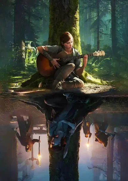 متال پوستر بازی The Last Of Us طرح الی کد L1238