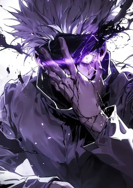 متال پوستر انیمه جوجوتسو کایسن طرح گوجو کد L1240