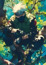 متال پوستر انیمه جوجوتسو کایسن طرح گوجو کد L1233