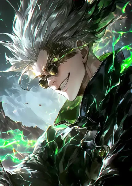 متال پوستر انیمه جوجوتسو کایسن طرح گوجو کد L1243