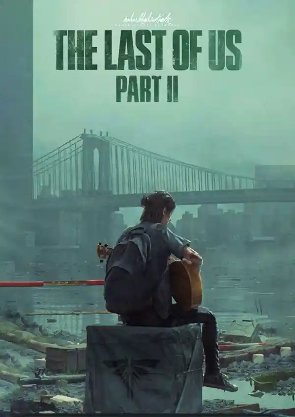 ertger متال پوستر بازی The Last Of Us طرح الی کد L1247 - Image 1