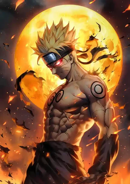 متال پوستر طرح انیمه ناروتو کد L1242