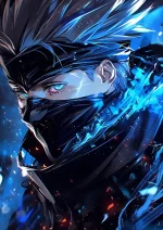 متال پوستر انیمه جوجوتسو کایسن طرح گوجو کد L1246