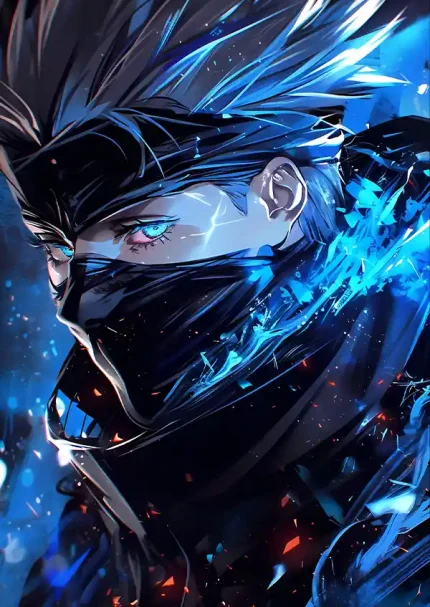 متال پوستر انیمه جوجوتسو کایسن طرح گوجو کد L1246