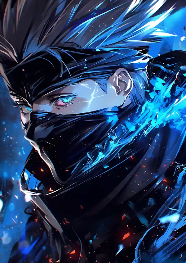 ertyhwryr متال پوستر انیمه جوجوتسو کایسن طرح گوجو کد L1246 - Image 1