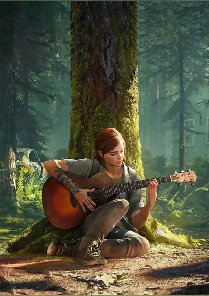 متال پوستر بازی The Last Of Us طرح الی کد L1263