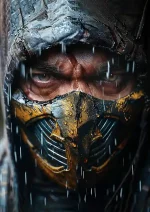 متال پوستر طرح بازی Mortal Kombat طرح اسکورپیون کد L1262