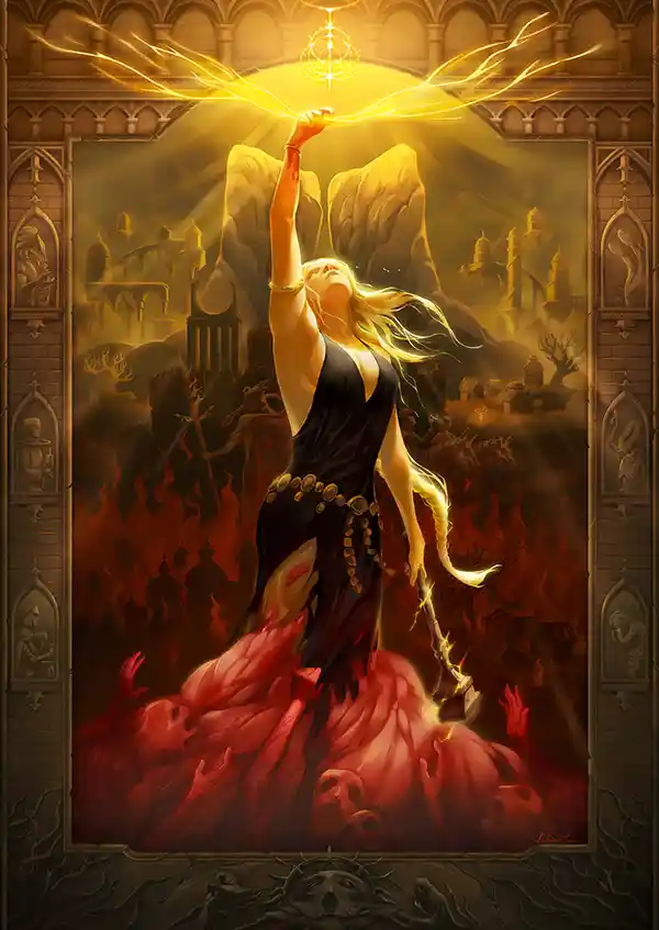 etwwerw متال پوستر طرح بازی Elden Ring کد L1265 - Image 1