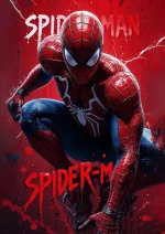 متال پوستر طرح اسپایدرمن کد L1268