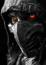 متال پوستر طرح بازی Mortal Kombat طرح اسکورپیون کد L1270