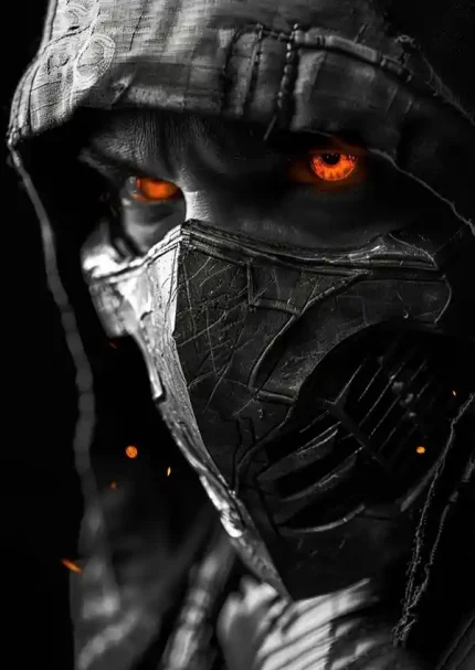 متال پوستر طرح بازی Mortal Kombat طرح اسکورپیون کد L1270