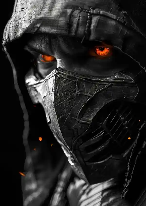 fdsdsas متال پوستر طرح بازی Mortal Kombat طرح اسکورپیون کد L1270 - Image 1