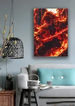 متال پوستر انیمه شیطان کش طرح تانجیرو کد L1053 - Image 2