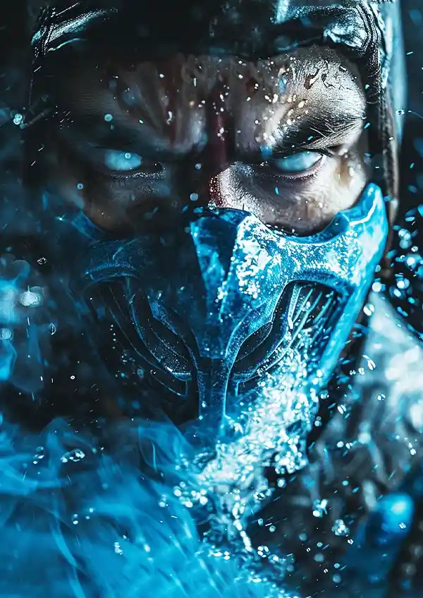 ffddwe متال پوستر بازی Mortal Kombat طرح ساب زیرو کد L1280 - Image 1