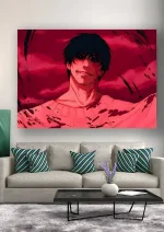 متال پوستر انیمه جوجوتسو کایسن طرح Toji کد L1113 - Image 2