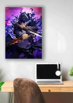 متال پوستر طرح انیمه Solo Leveling کد L1073 - Image 2