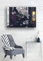 متال پوستر انیمه شیطان کش طرح Giyu Tomioka کد L1128 - Image 2