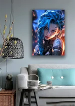 متال پوستر انیمه آرکین طرح جینکس کد L1056 - Image 2