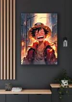 متال پوستر انیمه وان پیس طرح لوفی کد L1065 - Image 2