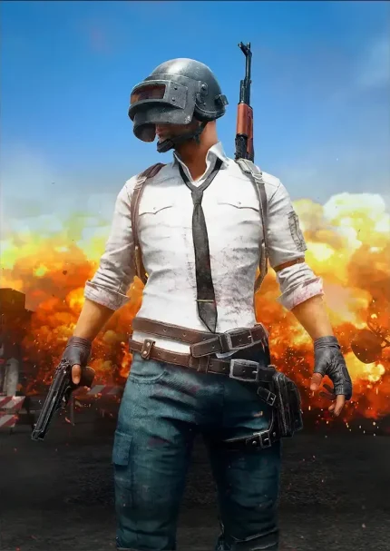 متال پوستر طرح بازی پابجی کد L1699