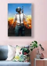 متال پوستر طرح بازی پابجی کد L1699 - Image 2