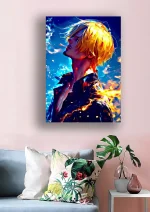 متال پوستر انیمه ناروتو طرح سانجی کد L1096 - Image 2