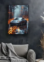 متال پوستر طرح ماشین Porsche 911 کد L1103 - Image 2