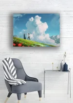 متال پوستر انیمه Howl's Moving Castle طرح کد L1132 - Image 2