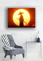 متال پوستر طرح بازی Ghost of Tsushima کد L1102 - Image 2